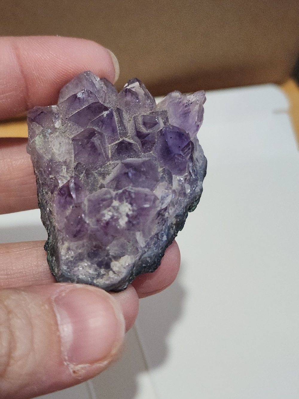 Natural Amethyst Crystal Cluster, 2.1oz